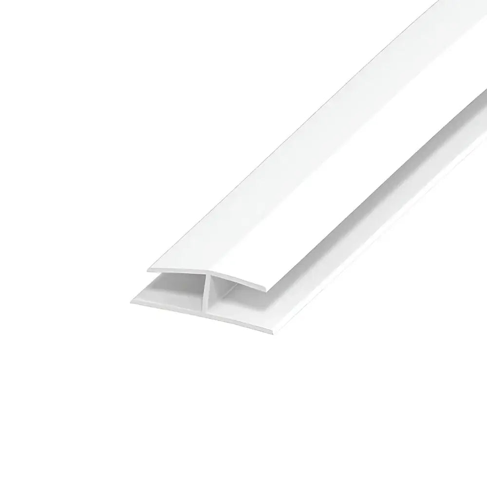 PVC H Section Brilliant White 5m