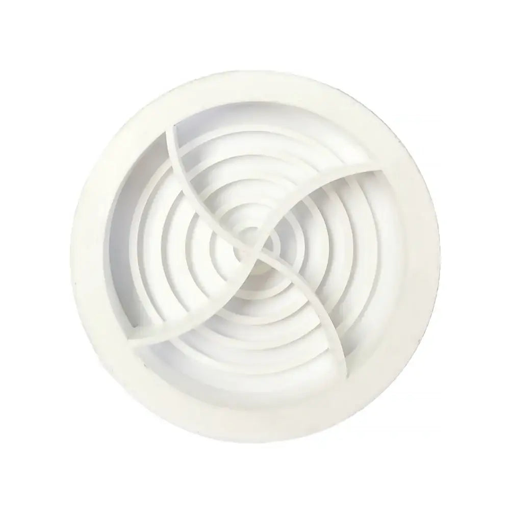 Circular Soffit Vent White