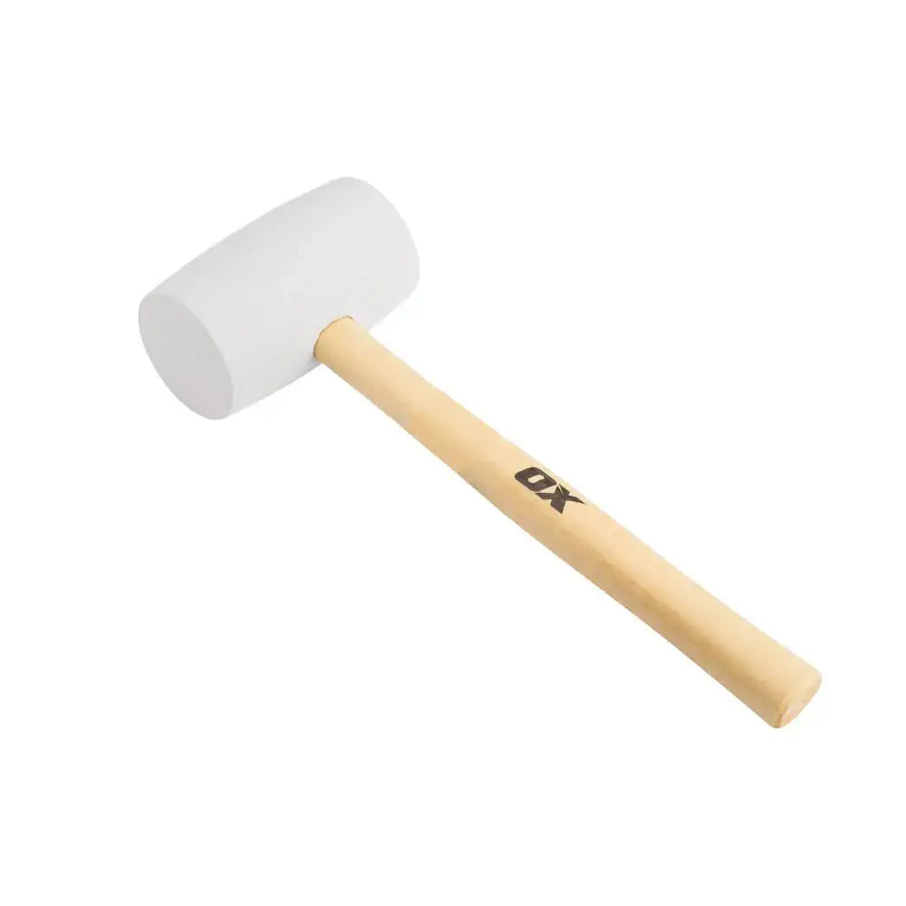 Ox Pro White Rubber Mallet - 24 Oz