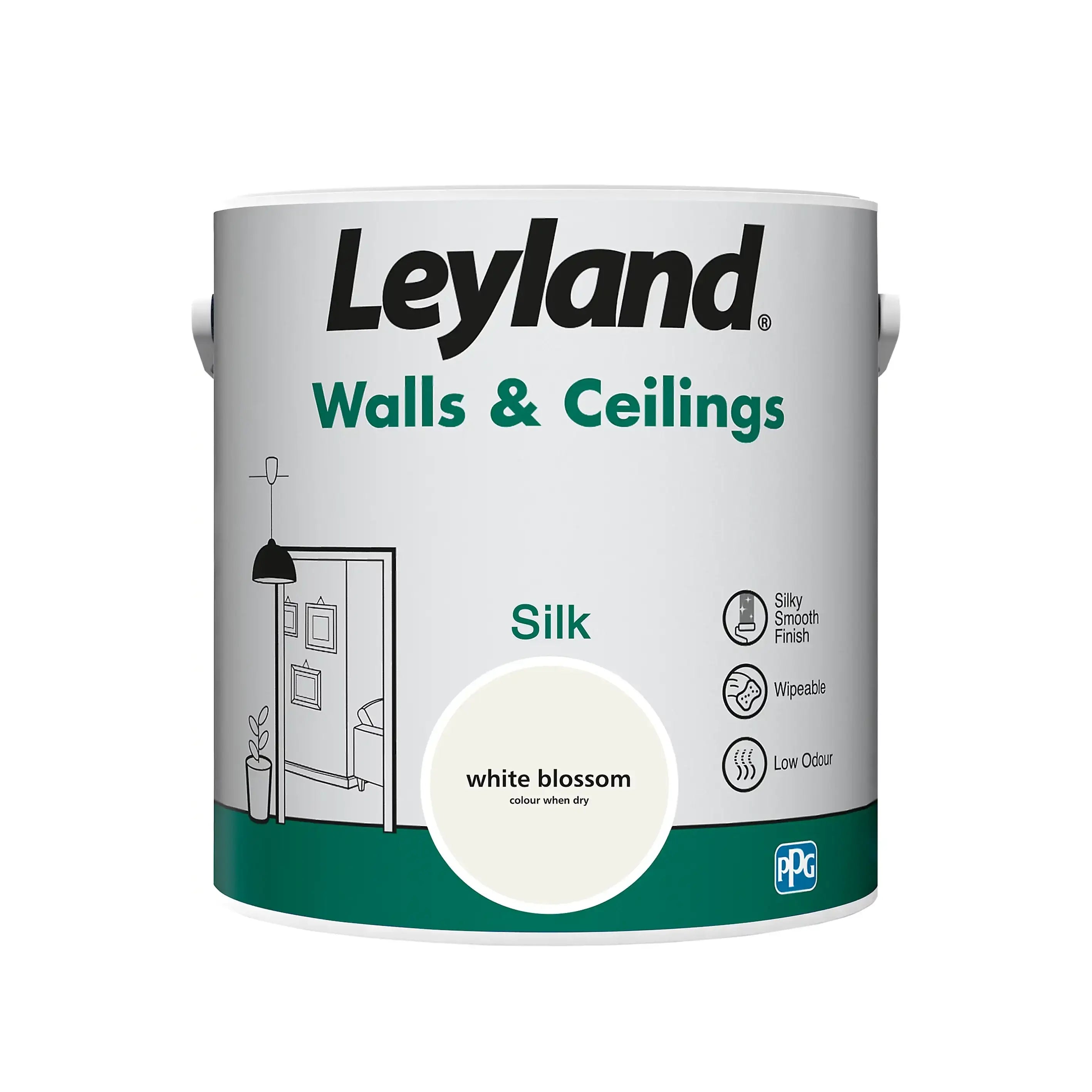 Leyland Silk 2.5L White Blossom