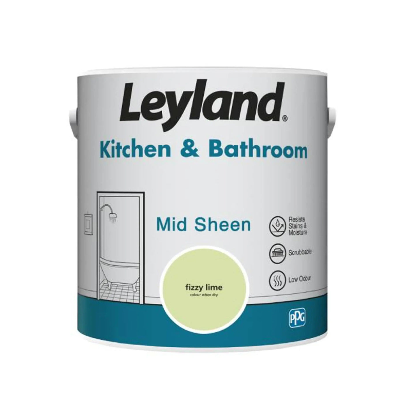 Leyland Kitchen And Bathroom 2.5L Fizzy Lime