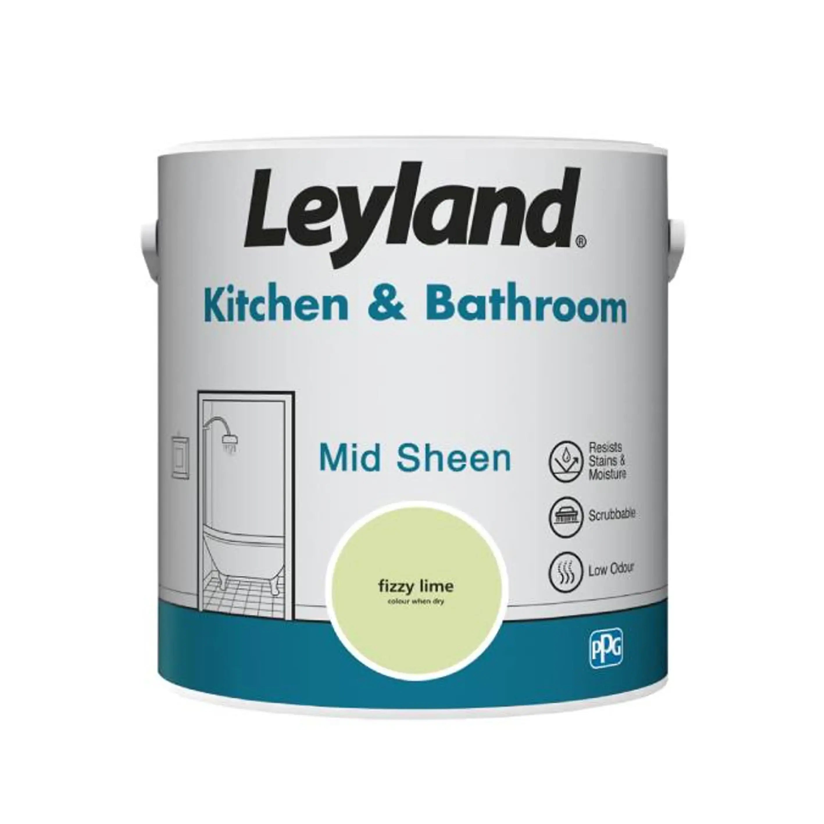 Leyland Kitchen And Bathroom 2.5L Fizzy Lime