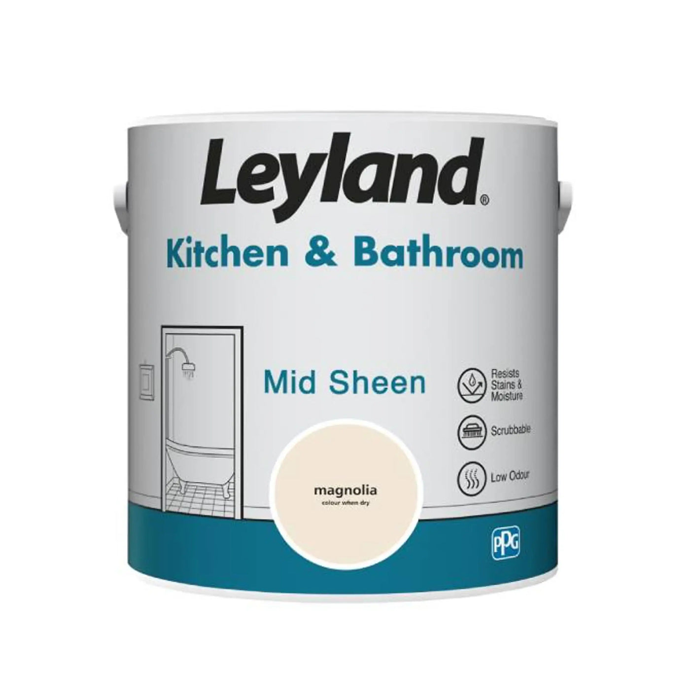 Leyland Kitchen And Bathroom 2.5L Magnolia