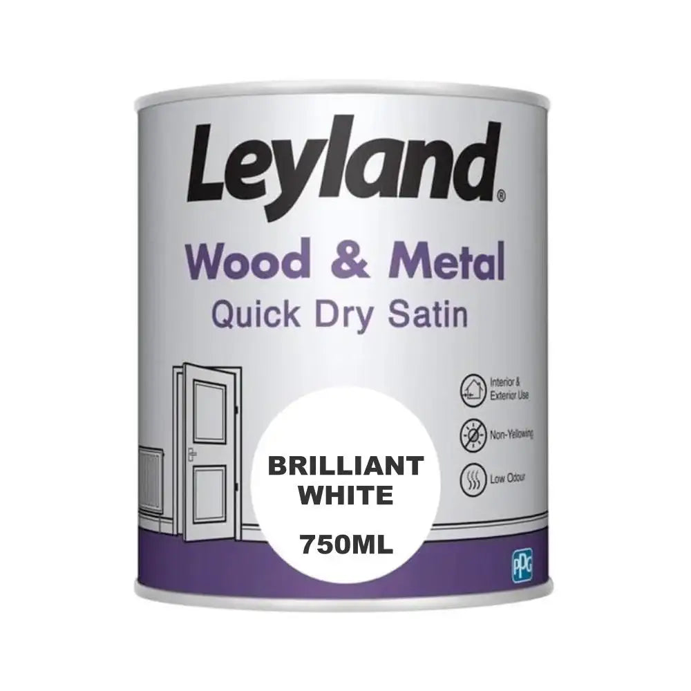 Leyland Qs Satin 750Ml Brilliant White