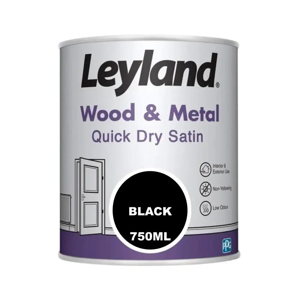 Leyland Qs Satin 750Ml Black