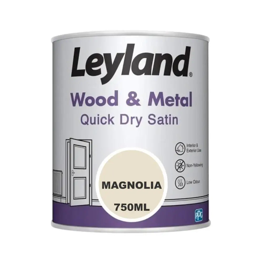 Leyland Qs Satin 750Ml Magnolia
