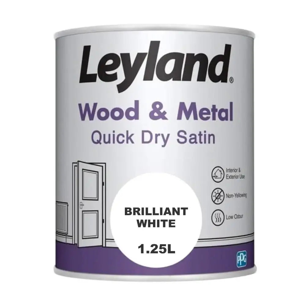 Leyland Qs Satin 1.25L Brilliant White