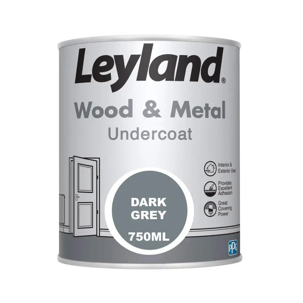 Leyland Undercoat 750ml Dark Grey