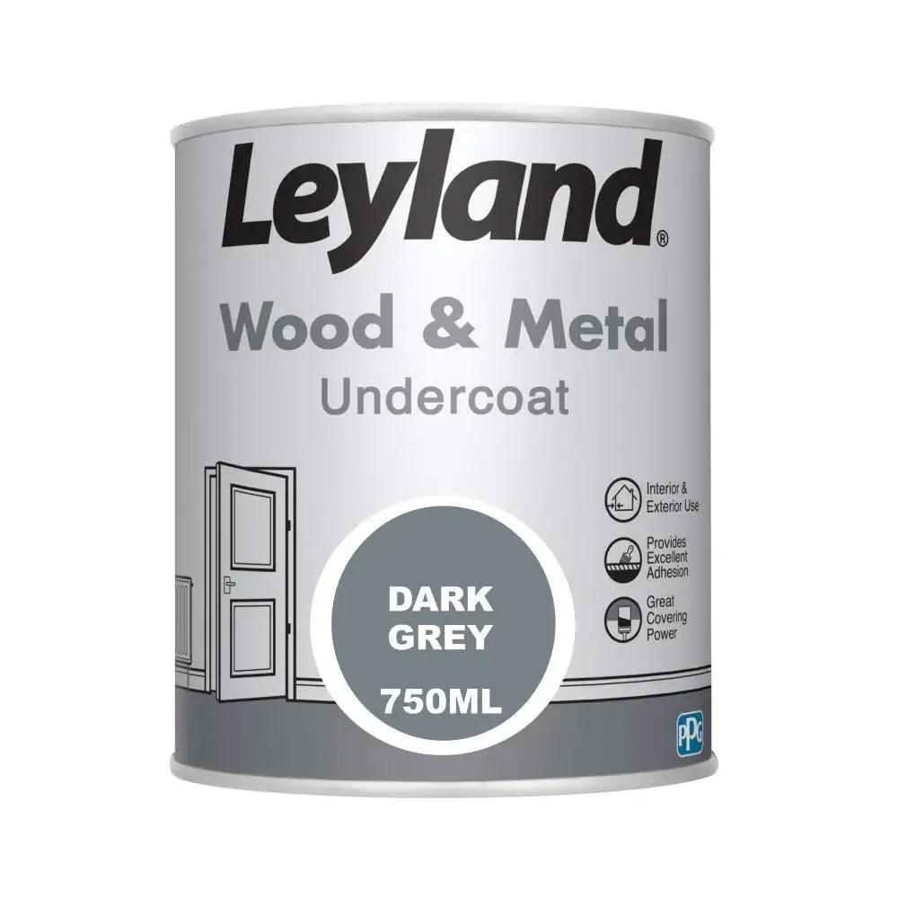 Leyland Undercoat 750ml Dark Grey