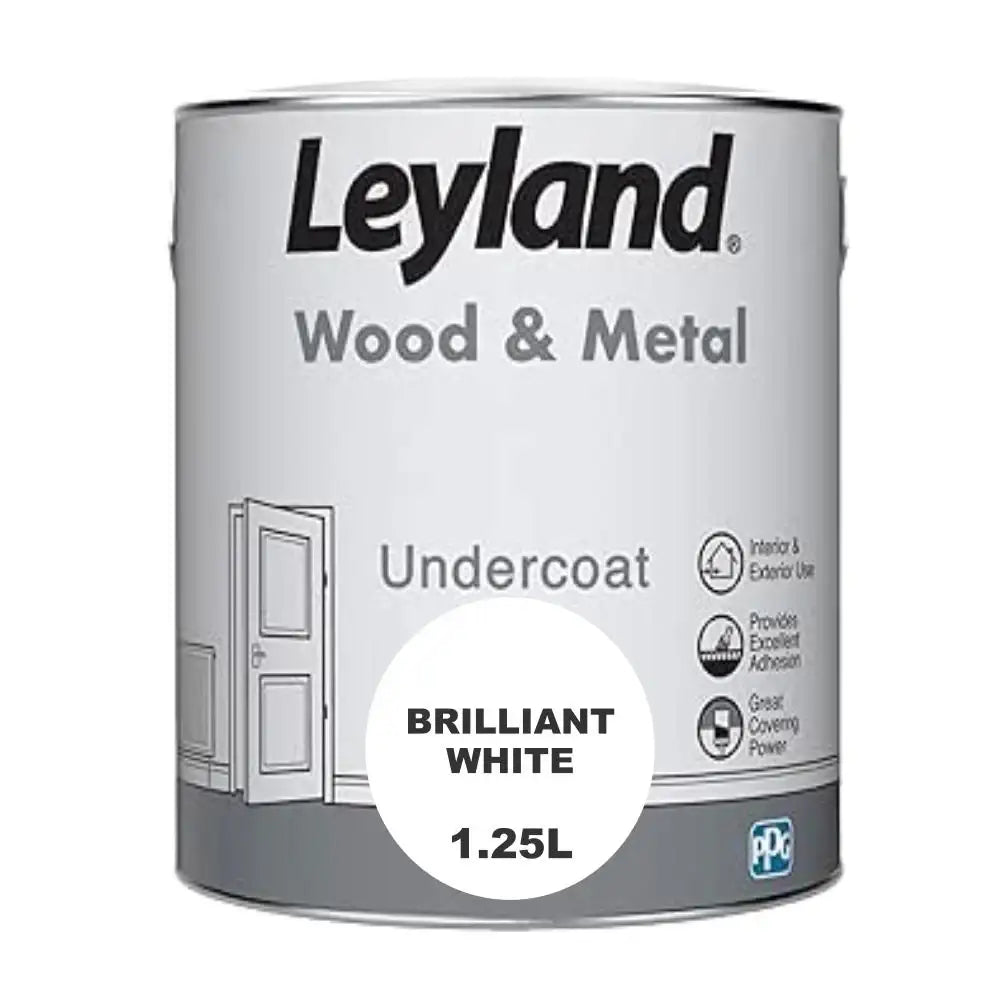 Leyland Undercoat 1.25L Brilliant White