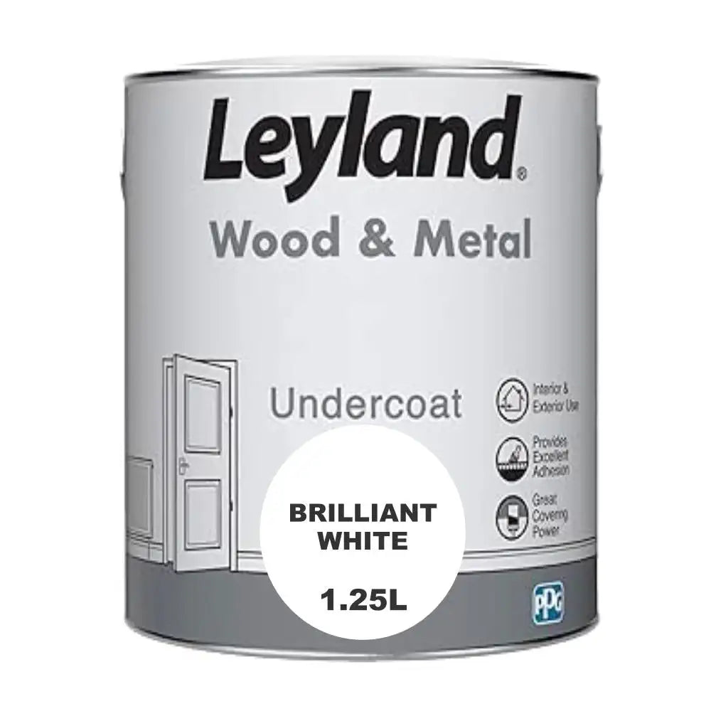 Leyland Undercoat 1.25L Brilliant White