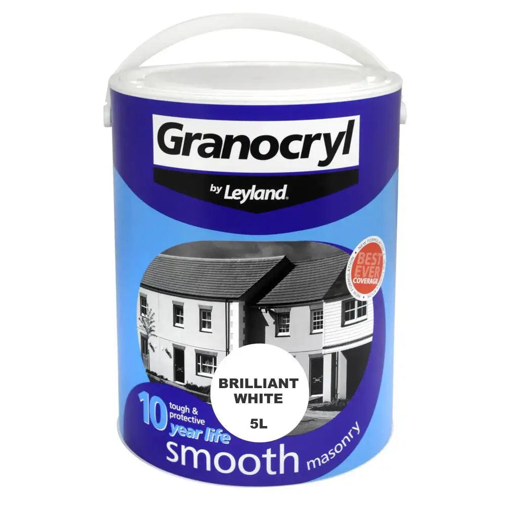 Leyland Masnory Paint 5L Brilliant White