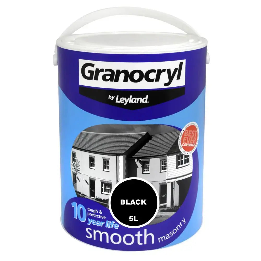 Leyland Masnory Paint 5L Black