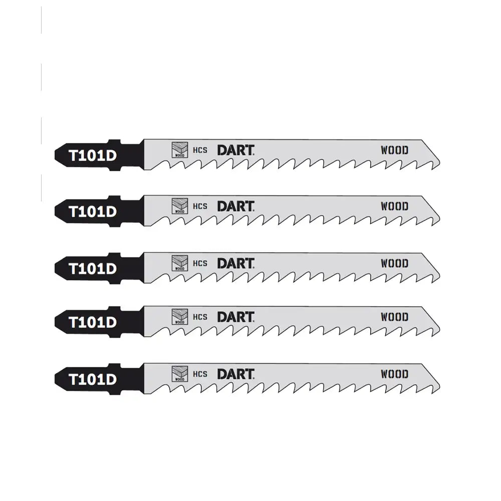 Dart Wood Cutting Jigsaw Blade T101D 5 Pack