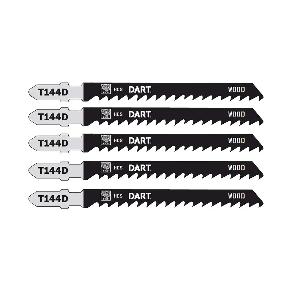 Dart Wood Cutting Jigsaw Blade T144D 5 Pack