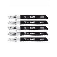 Dart Wood Cutting Jigsaw Blade T119B 5 Pack