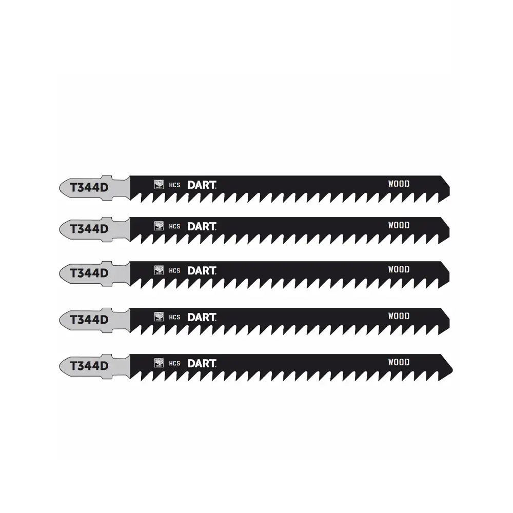 Dart Wood Cutting Jigsaw Blade T344D 5 Pack