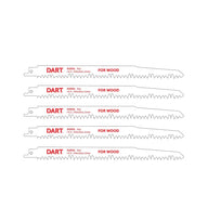 Dart Wood Cutting Reciprocating Blade S1531L 5 Pack