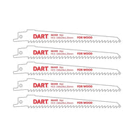 Dart Wood Cutting Reciprocating Blade S644D 5 Pack