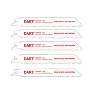 Dart Metal Cutting Reciprocating Blade S922HF 5 Pack