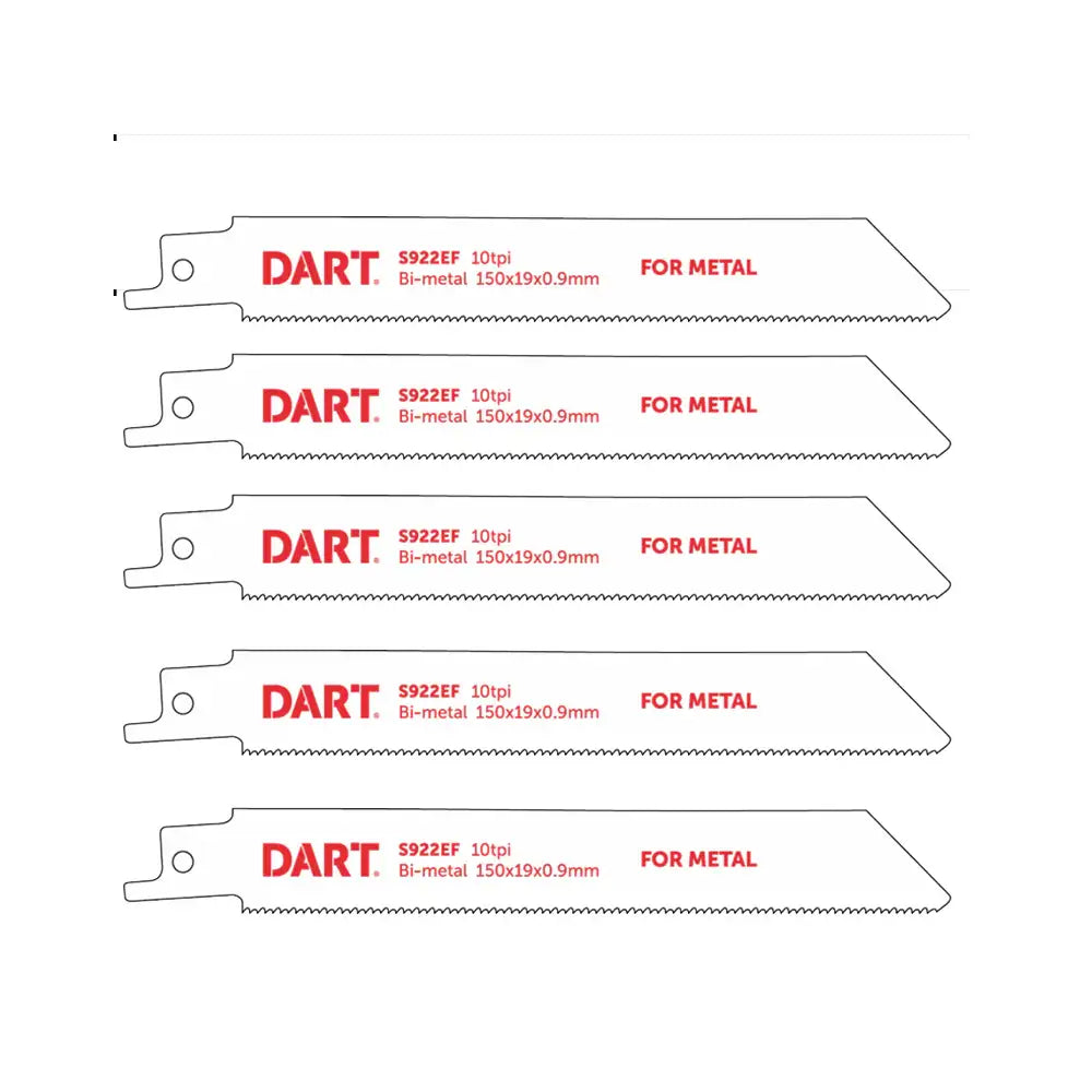Dart Metal Cutting Reciprocating Blade S922EF 5 Pack