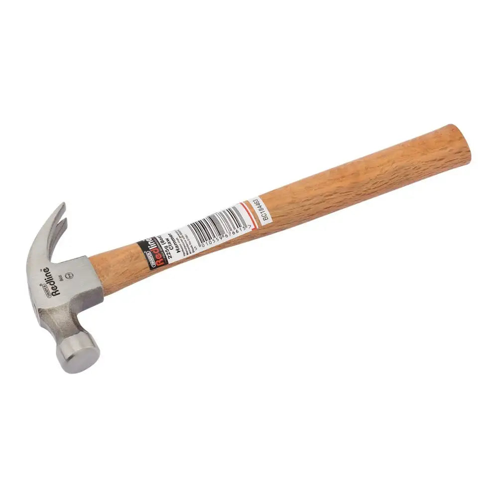 Redline Claw Hammer 8oz Wooden Shaft