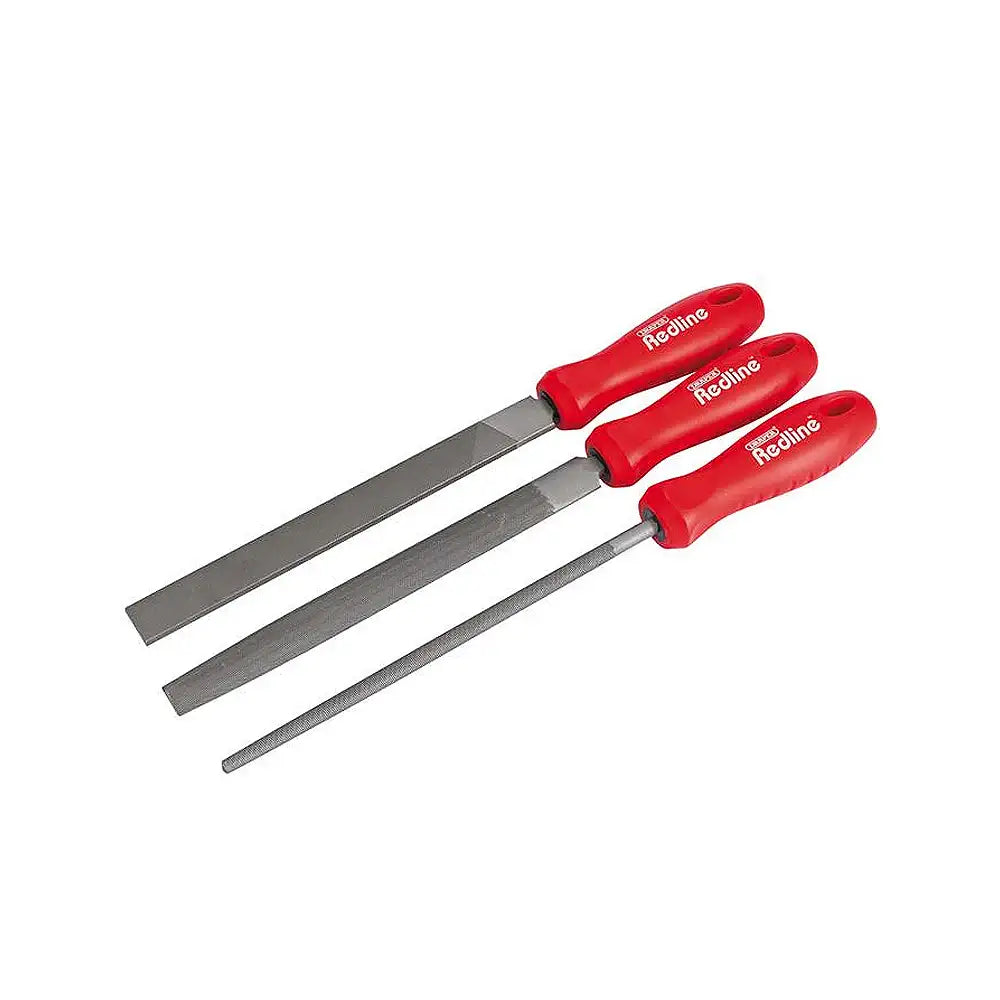 Redline 200mm File Set 3 Piece
