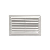 Plastic Louvre Vent - White - 229 X 152mm