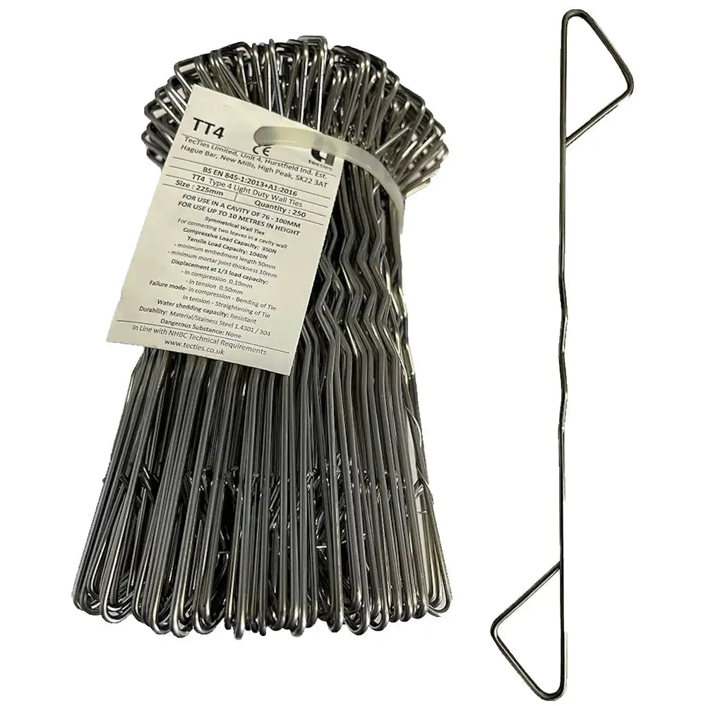 275Mm S/S Brick Tie Tt4  L/D (Box250)