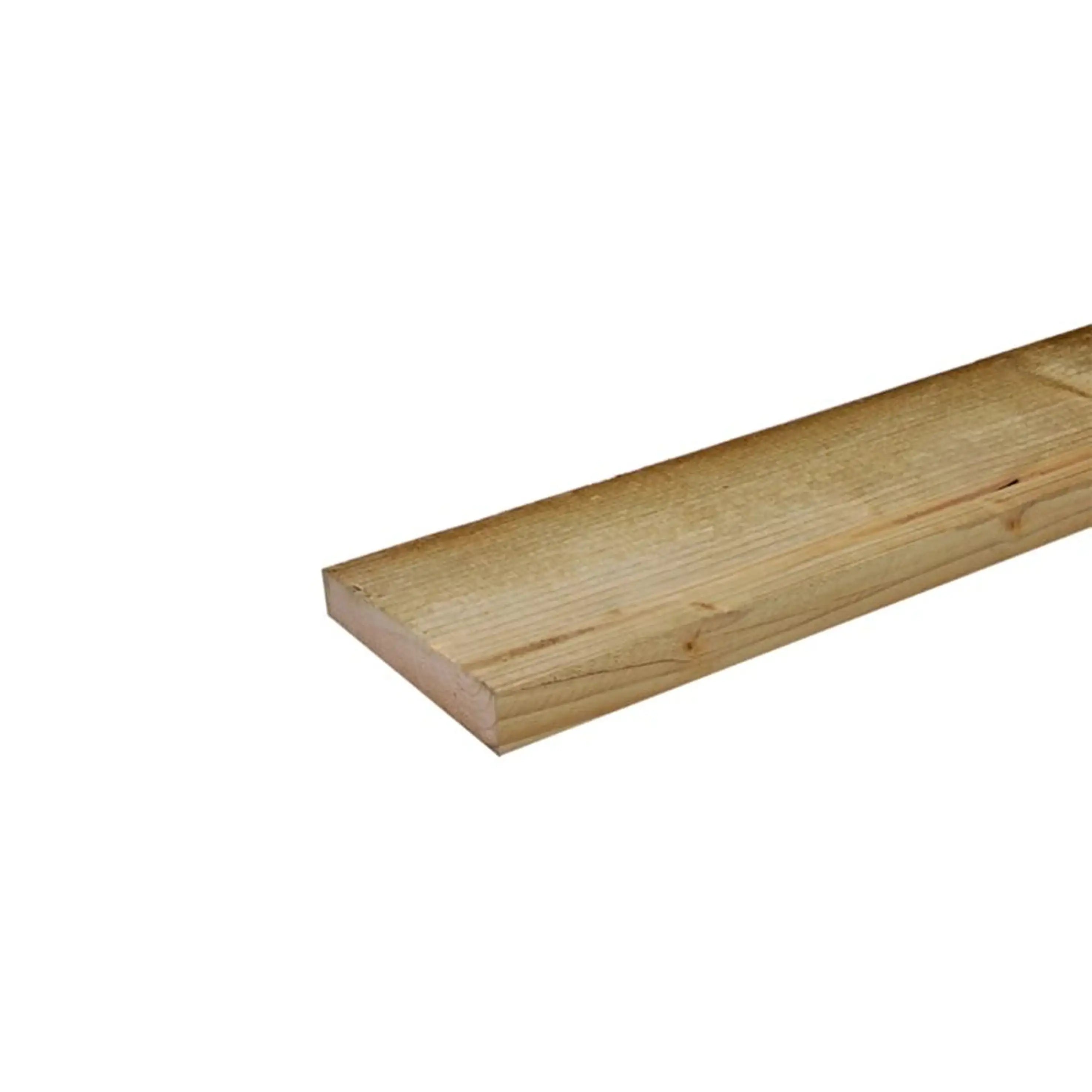 Treated Sawn Timber 22x100mm (4 x 1 Inch) 4.8m Length