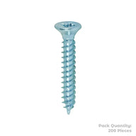 Twin Woodscrew 4 X 3/4" PZ1 CSK Pack 200