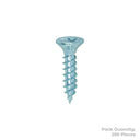 Twin Woodscrew PZ2 CSK Pack 200