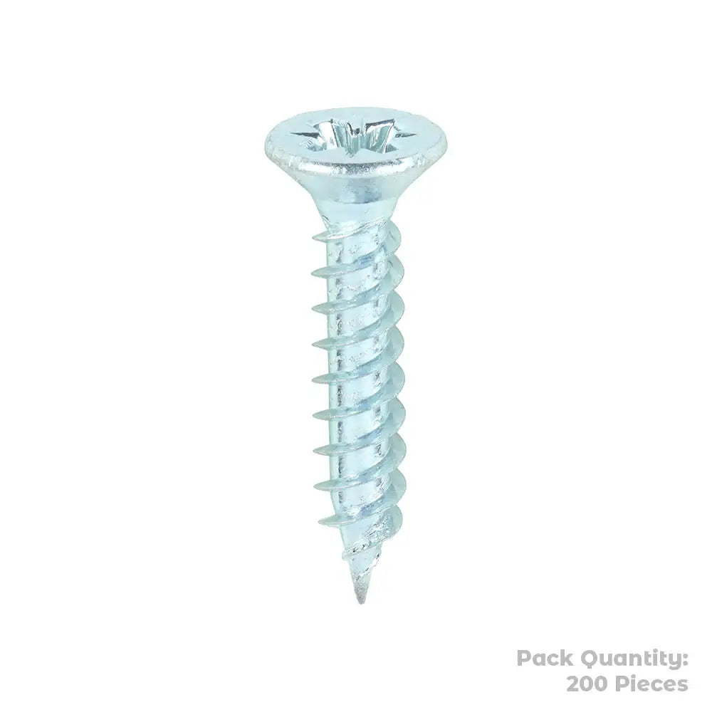 Twin Woodscrew PZ2 CSK 6 X 3/4" Pack 200