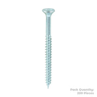 Twin Woodscrew Pz2 Csk 6 X 1 3/4" (200)