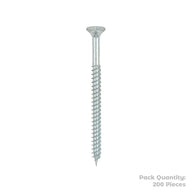 Twin Woodscrew Pz2 Csk 6 X 2" (200)