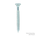 Twin Woodscrew Pz2 Csk 7 X 1 1/2" (200)