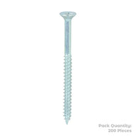 Twin Woodscrew Pz2 Csk 8 X 2 1/4" (200)