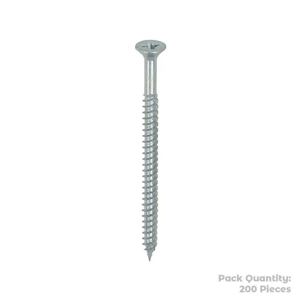 Twin Woodscrew Pz2 Csk 8 X 2 1/2" (200)