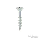 Twin Woodscrew Pz2 Csk 10 X 1 1/4" (200)