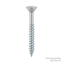 Twin Woodscrew Pz2 Csk 10 X 2 1/4" (200)