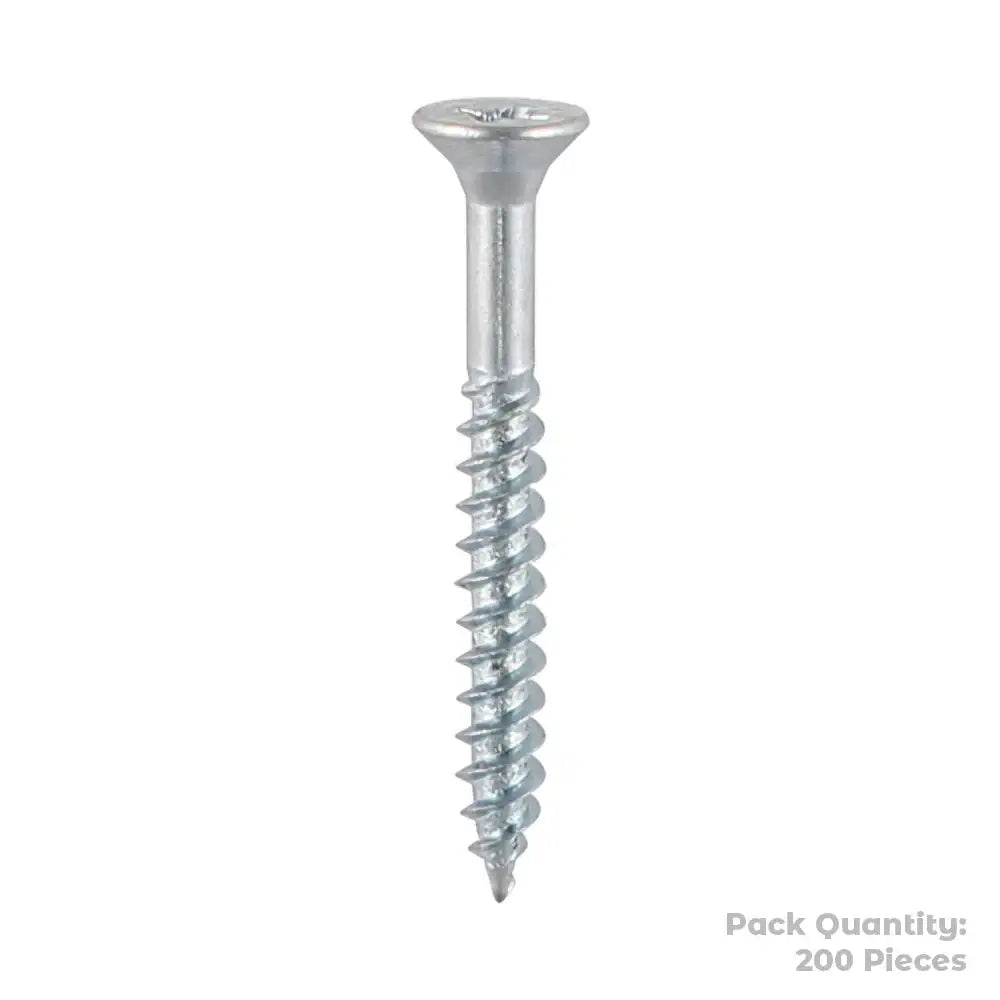 Twin Woodscrew Pz2 Csk 10 X 2 1/4" (200)