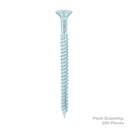 Twin Woodscrew Pz2 Csk 10 X 2 1/2" (200)