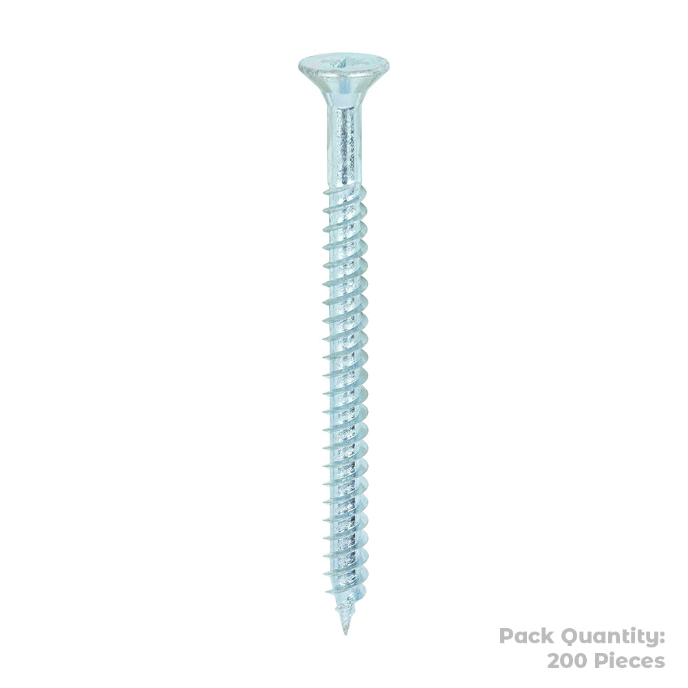 Twin Woodscrew Pz2 Csk 10 X 2 1/2" (200)