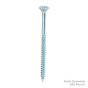 Twin Woodscrew Pz2 Csk 10 X 3" (200)