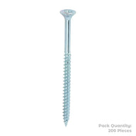 Twin Woodscrew Pz2 Csk 10 X 3" (200)