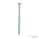Twin Woodscrew Pz2 Csk 10 X 3" (100)