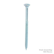 Twin Woodscrew Pz2 Csk 10 X 3" (100)