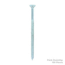 Twin Woodscrew Pz2 Csk 10 X 3 1/2" (100)