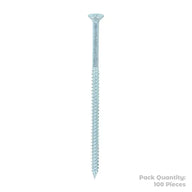 Twin Woodscrew Pz2 Csk 10 X 4" (100)