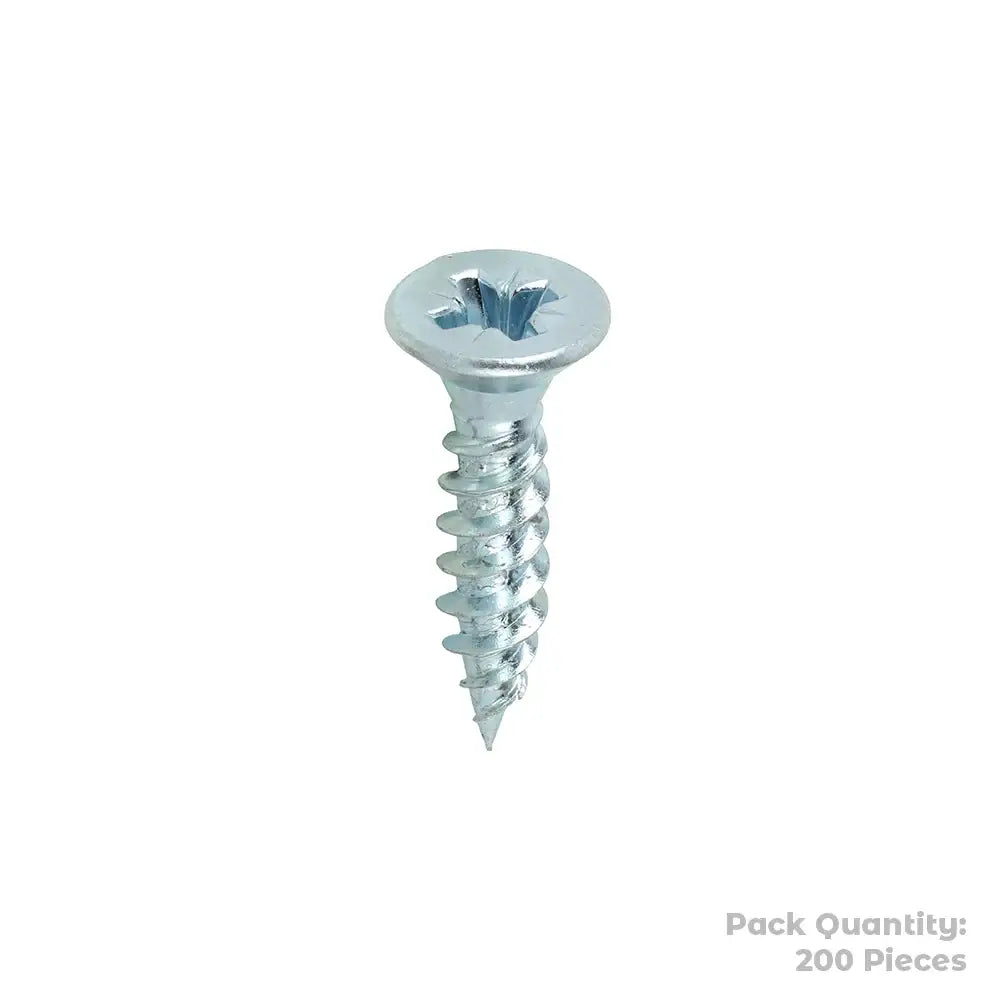Twin Woodscrew Pz3 Csk 12 X 1" (200)